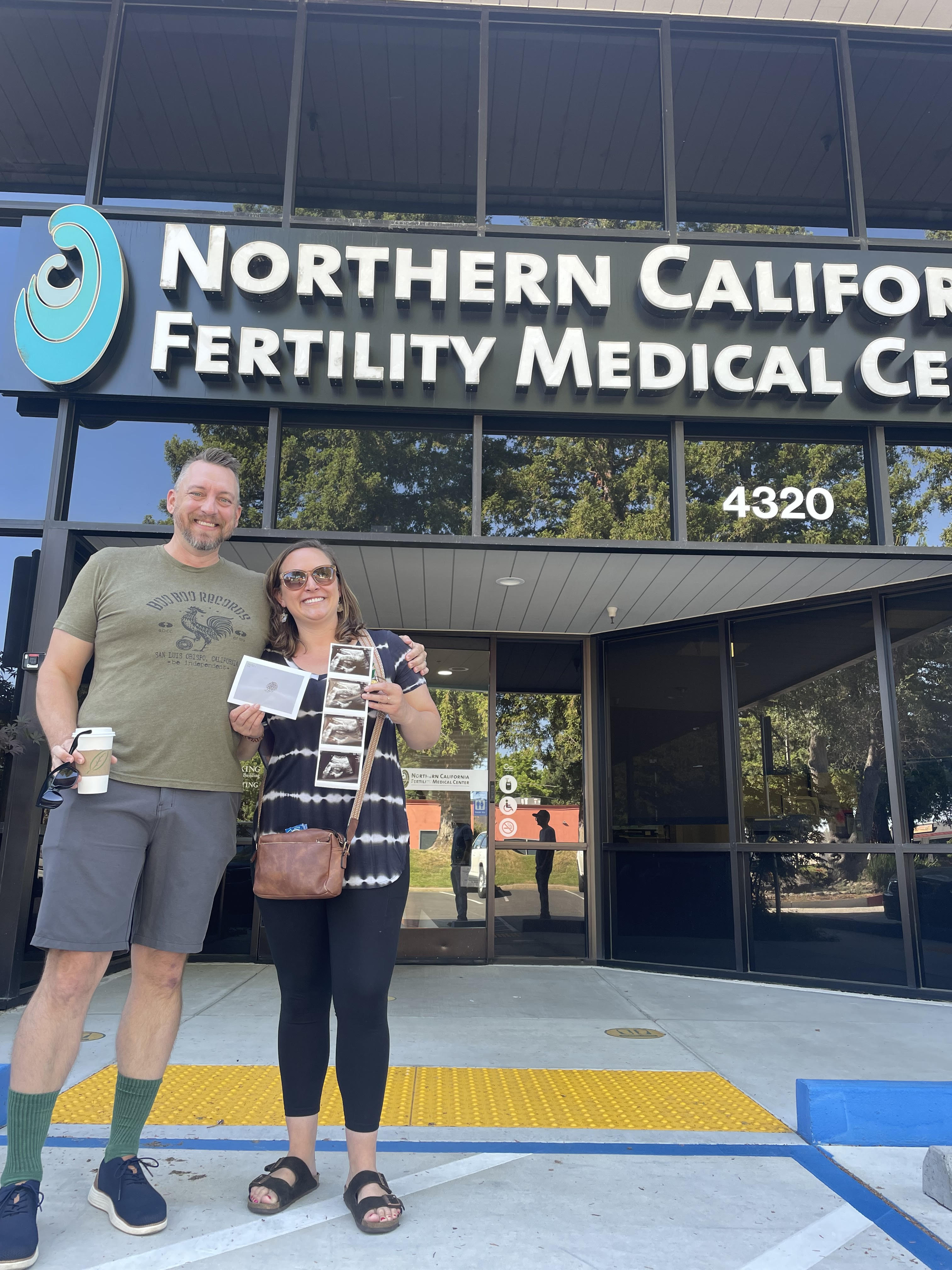 Grant Recipient smiling with husband